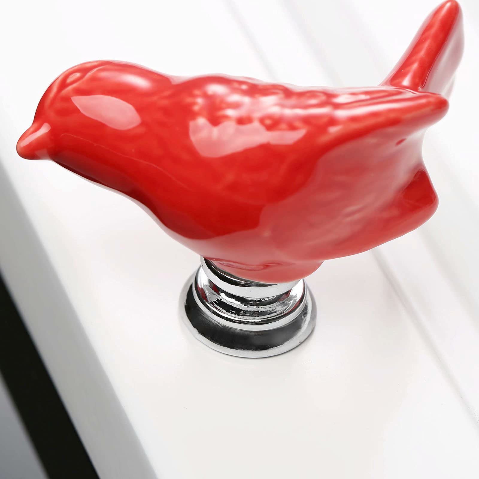 Amazon | ヴィンテージ風セラミックノブ 鳩型セラミックキャビネット